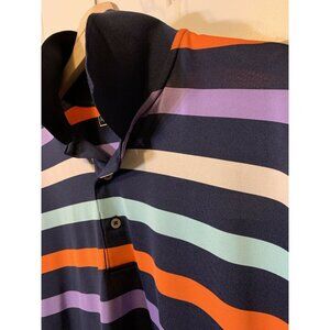 Roundtree & Yorke Performance polo Men’s Sz XL Striped Multicolor‎